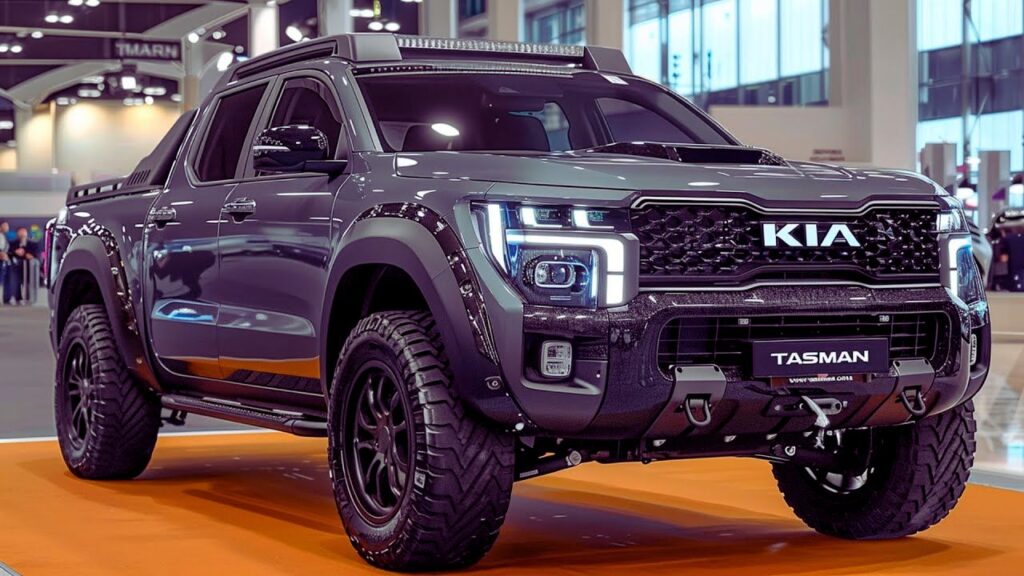 The 2026 Kia Tasman Pickup Brings Rugged Design